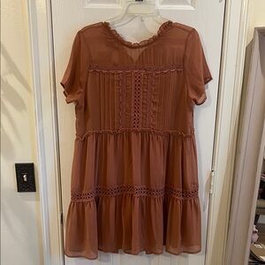 Pink Mini Babydoll Dress